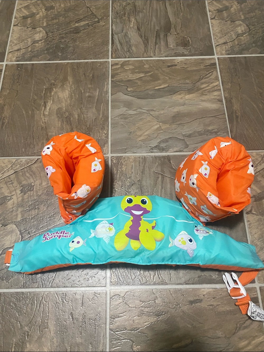 Puddle Jumper Kids' Swim Float  - Orange & Teal